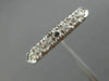 ANTIQUE .16CT DIAMOND PLATINUM CLASSIC 7 STONE WEDDING ANNIVERSARY RING #26216