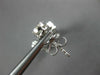 ESTATE 1.72CT DIAMOND 14KT WHITE GOLD 3D OPEN SQUARE OVAL HANGING EARRINGS
