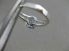 ESTATE 2.09CTW DIAMOND TANZANITE 14K W GOLD PAVE SPLIT BAND COCKTAIL RING #20500