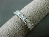 ESTATE .91CT DIAMOND 14KT WHITE GOLD 3D 7 STONE WEDDING ANNIVERSARY RING #19485