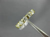 ESTATE .85CT DIAMOND 14KT YELLOW GOLD 5 STONE CHANNEL ANNIVERSARY RING #17425