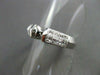 ESTATE 1.18CT DIAMOND 14KT W  PRINCESS INVISIBLE SEMI MOUNT ENGAGEMENT RING #430