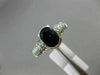 1.84CT DIAMOND & AAA OVAL SAPPHIRE 14K YELLOW GOLD 3D SEMI BEZEL ENGAGEMENT RING