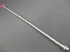 ESTATE 3.90CT ROUND DIAMOND 18KT WHITE GOLD 3D TWO PRONG CLASSIC TENNIS BRACELET