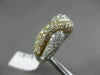 ESTATE 2.06CT ROUND DIAMOND 18KT WHITE & YELLOW GOLD 3D LOVE KNOT INFINITY RING
