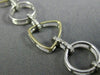 ESTATE WIDE & LONG .25CT DIAMOND 14K WHITE & YELLOW GOLD 3D MULTI SHAPE BRACELET