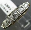 ANTIQUE 1.26CT OLD MINE DIAMOND 14KT TWO TONE GOLD CLASSIC FILIGREE RING #19171