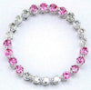 1.40CT DIAMOND & AAA PINK SAPPHIRE 14KT WHITE GOLD CIRCLE OF LIFE LOVE PENDANT