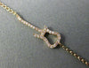 ESTATE .09CT PINK ROUND DIAMOND 18KT ROSE GOLD 3D GUITAR CLASSIC FUN BRACELET