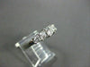 ESTATE .78CT DIAMOND LUCIDA 5 STONE 14KT WHITE GOLD ENGAGEMENT RING STUNNG 16301