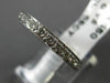 ANTIQUE .58CT DIAMOND 14KT WHITE GOLD MILGRAIN ETERNITY ANNIVERSARY RING #19869