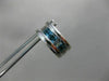 ESTATE WIDE .65CT AAA CITIRINE & BLUE TOPAZ 14K TWO TONE GOLD 3D EARRINGS #26346
