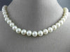 ESTATE 925 SILVER AAA SOUTH SEA PEARL 3D SINGLE STRAND FLOWER NECKLACE #25828
