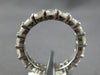 3.51CT DIAMOND 14KT WHITE GOLD 3D SHARED PRONG ETERNITY WEDDING ANNIVERSARY RING
