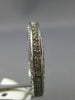 ANTIQUE 1.2CT ROUND DIAMOND 14K WHITE GOLD CLASSIC FILIGREE ETERNITY RING #17735
