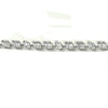 4.17CT DIAMOND 18K WHITE GOLD ROUND & BAGUETTE SQUARE & OVAL FUN TENNIS BRACELET