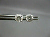 ESTATE 1.05CT ROUND DIAMOND 14KT WHITE GOLD SCREW BACK STUD EARRINGS H VS #22340