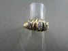ESTATE .10CTW DIAMOND 14KT YELLOW & WHITE GOLD COCKTAIL RING BEAUTIFUL!!! #17269