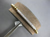 .29CT DIAMOND 14KT 2 TONE GOLD CLASSIC ROUND FLEXIBLE BAR CUFF BANGLE BRACELET