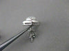 ESTATE 1.30CTW DIAMOND STAR HEART 14KT WHITE GOLD PUSHBACK EARRINGS 12MM #20989