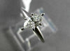 ESTATE .50CT DIAMOND 14KT WHITE GOLD CLASSIC SOLITAIRE MARQUISE ENGAGEMENT RING