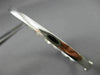 ANTIQUE 2.85CT ROUND & BAGUETTE  DIAMOND 14KT WHITE GOLD BANGLE BRACELET #1047