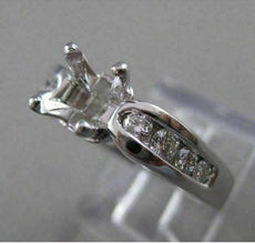 ESTATE .48CT ROUND DIAMOND PLATINUM 3D SEMI MOUNT ENGAGEMENT RING EF VVS 20173