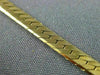 ESTATE LONG 14KT YELLOW GOLD 3D CLASSIC HERRINGBONE CHAIN BRACELET #25321