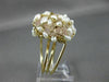 ESTATE EXTRA LARGE AAA SOUTH SEA & PINK QUARTZ 14KT YELLOW GOLD FUN RING #26303