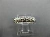 ESTATE .07CT OLD MINE DIAMOND 14KT WHITE GOLD FIVE STONE ANNIVERSARY RING #26203
