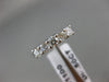 ESTATE .50CT DIAMOND 14KT WHITE GOLD 5 STONE SHARE PRONG ANNIVERSARY RING #18888