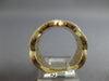 LARGE 1.49CT DIAMOND 14KT YELLOW GOLD 3 ROW FILIGREE MULTI LEAF ANNIVERSARY RING