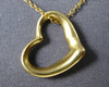 ESTATE TIFFANY & CO. PERETTI 18KT YELLOW GOLD 3D OPEN HEART FLOATING PENDANT
