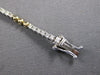 ESTATE 1.37CT DIAMOND 14KT 2 TONE GOLD 3D MULTI BEAD BY THE YARD TENNIS BRACELET