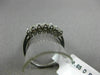 ESTATE .65CT ROUND DIAMOND 14KT WHITE GOLD 7 STONE WEDDING ANNIVERSARY RING 5mm