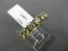 ESTATE 1.15CT DIAMOND 14KT YELLOW GOLD 3D 7 STONE WEDDING ANNIVERSARY RING #221