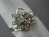 ANTIQUE LARGE 1.26CT OLD MINE DIAMOND PLATINUM WEDDING ANNIVERSARY RING #11141
