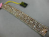 GIA WIDE & LONG 33.81CT PINK DIAMOND 18K ROSE GOLD 3D MULTI ROW TENNIS BRACELET