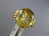 ESTATE EXTRA LARGE 10.0CT AAA YELLOW TOPAZ 14KT YELLOW GOLD 3D OVAL RING #1005