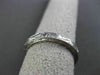 ANTIQUE 14KT WHITE GOLD 3D FLORAL FILIGREE WEDDING ANNIVERSARY RING 2mm #18938