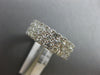 ESTATE WIDE 2.18CT DIAMOND 14K WHITE GOLD SEMI ETERNITY WEDDING ANNIVERSARY RING
