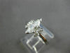 ESTATE 1.08CT MARQUISE DIAMOND 14KT WHITE GOLD 3 STONE ENGAGEMENT RING #22155
