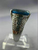 ESTATE 10.16CT DIAMOND & LONDON BLUE TOPAZ 14KT WHITE GOLD OVAL ENGAGEMENT RING