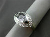 ESTATE WIDE .20CT DIAMOND 14KT WHITE & YELLOW GOLD FILIGREE 3 STONE RING #21033