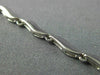 ANTIQUE .20CT DIAMOND 18K WHITE GOLD 3D CLASSIC SOLITAIRE SWIRL NECKLACE #19119