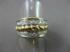 ESTATE WIDE 1.25CT DIAMOND 18KT W&Y GOLD ROPE DESIGN RING E/F VVS AMAZING #22263