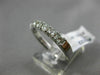 ESTATE .73CT DIAMOND 14KT WHITE GOLD 7 STONE CLASSIC SEMI ETERNITY WEDDING RING