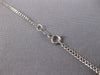 ANTIQUE LONG 14KT WHITE GOLD CLASSIC 2MM LINK CHAIN #27340