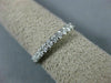 ESTATE .25CT DIAMOND 14KT WHITE GOLD SHARE PRONG SEMI ETERNITY ANNIVERSARY RING
