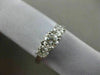 ESTATE 1CT DIAMOND 14KT WHITE GOLD 3 STONE PAST PRESENT FUTURE ENGAGEMENT RING